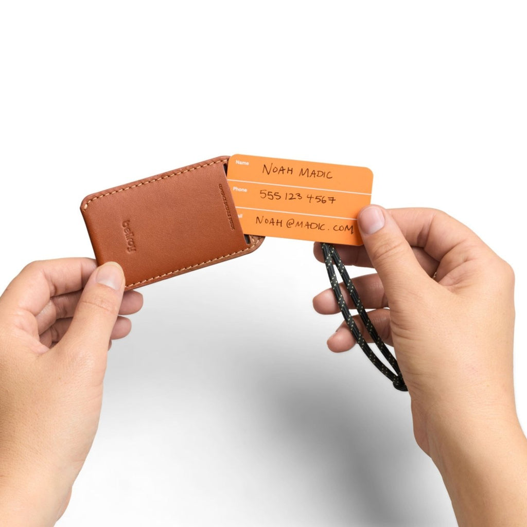 Bellroy Luggage Tag in Caramel