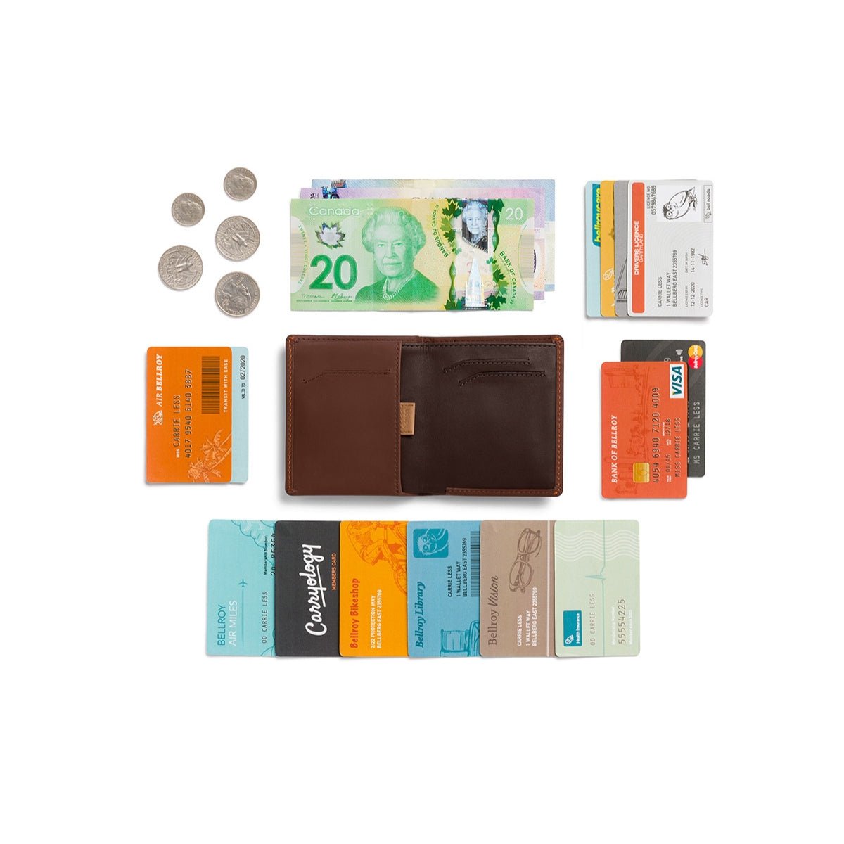 Bellroy Note Sleeve in Cocoa