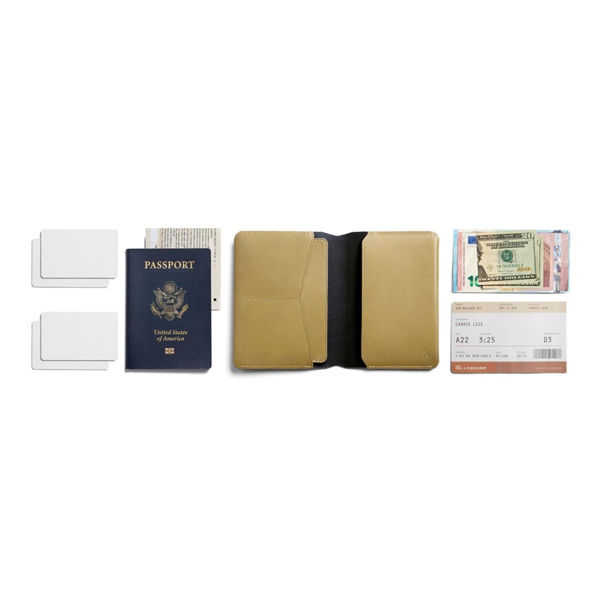 Bellroy Passport Cover in Mustard