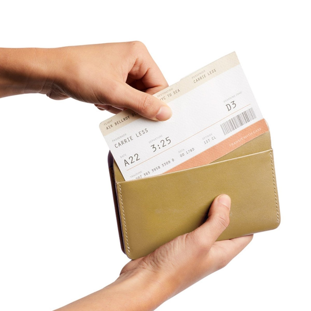Bellroy Passport Cover in Mustard