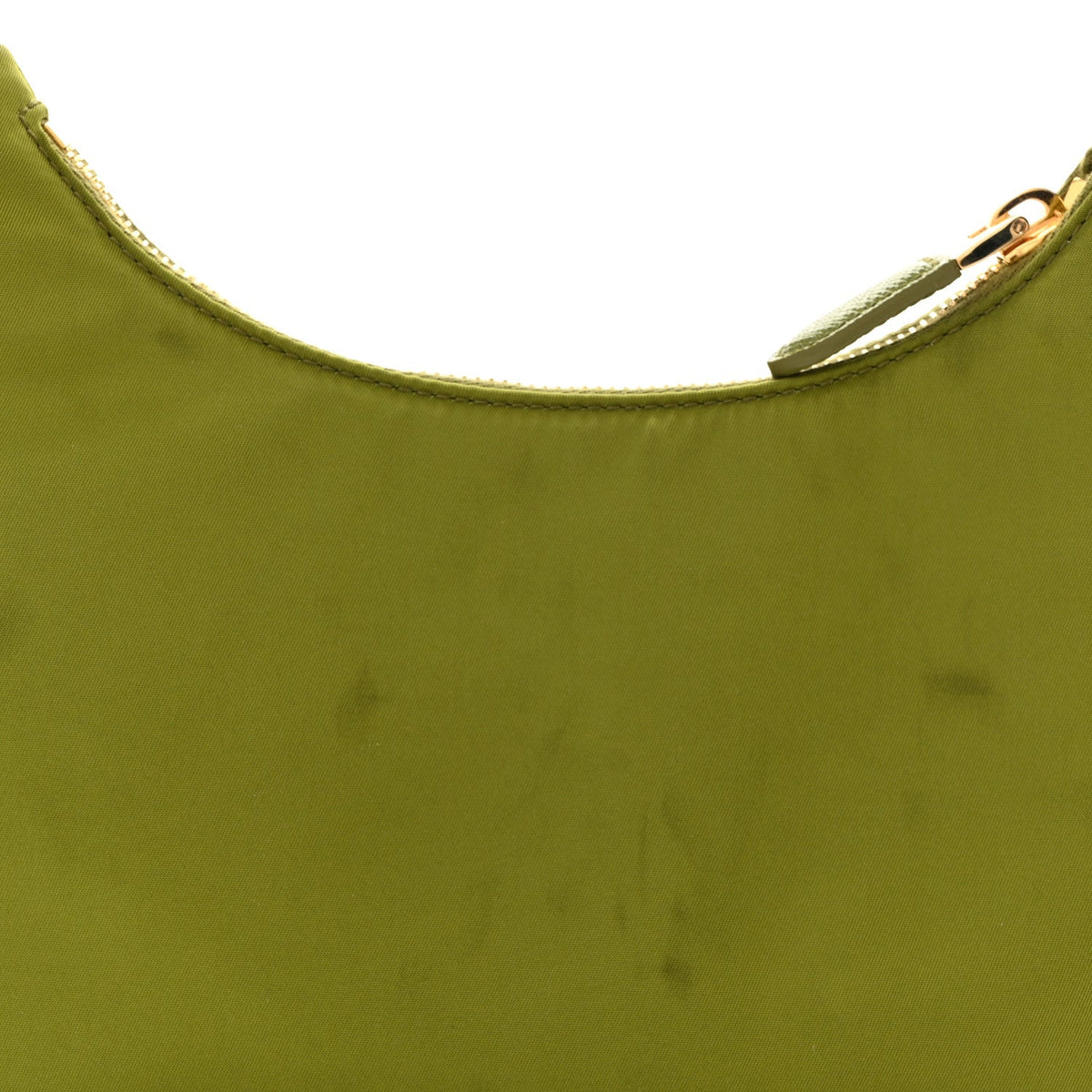 Re-Nylon Saffiano Mini Re-Edition 2005 Bag Ivy Green