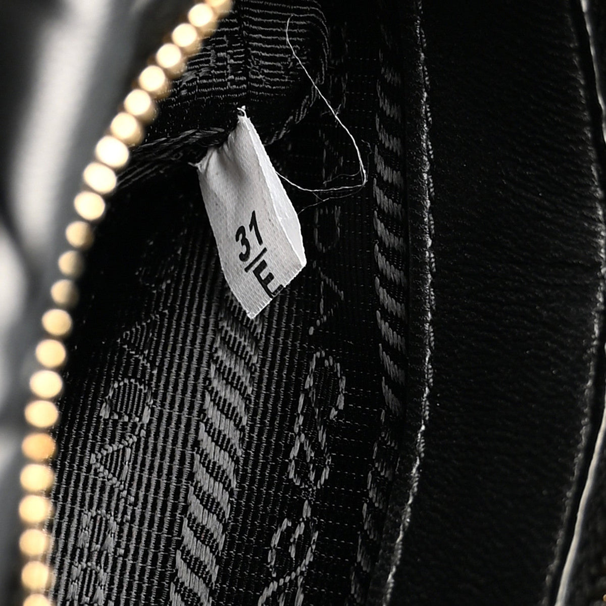 Nappa Re-Nylon Triangle Quilted Patchwork System Flap Shoulder Bag Black