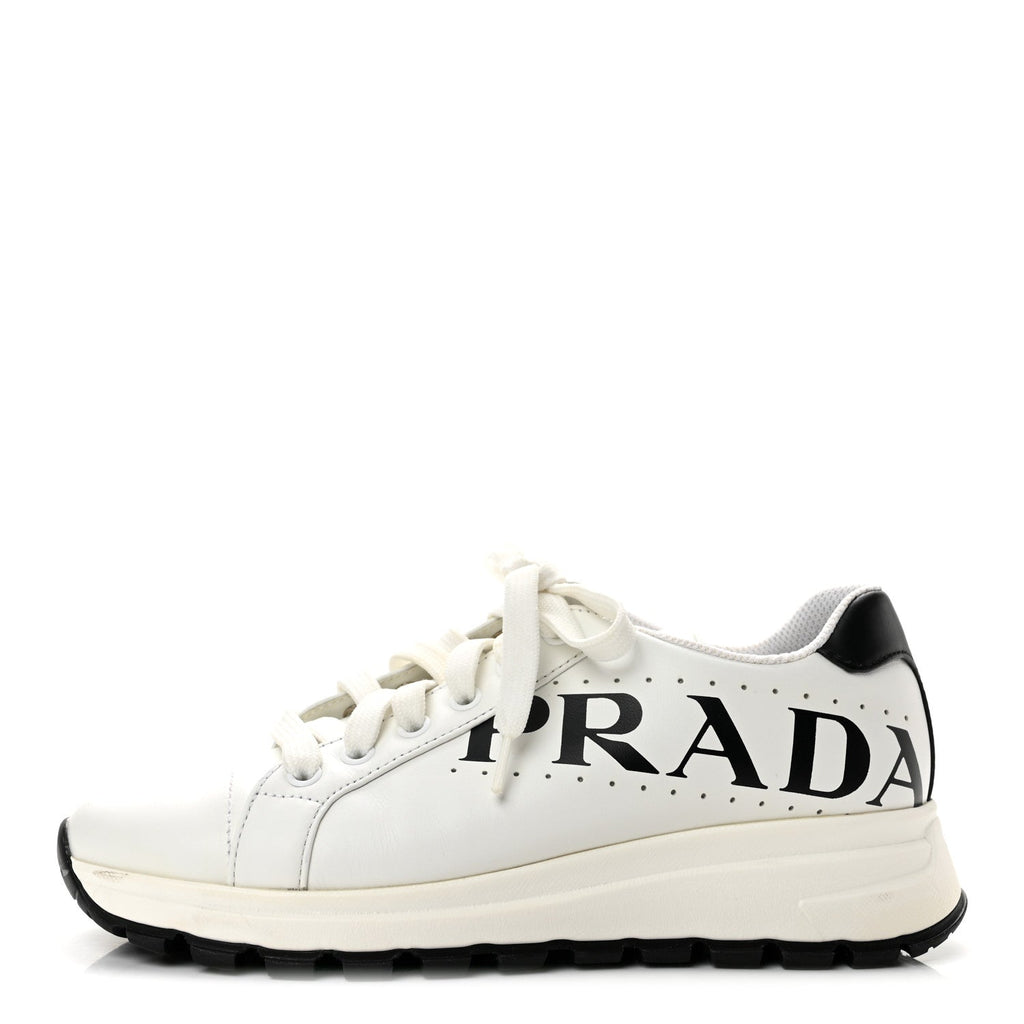 Vitello Soft Logo Sneakers 36 White
