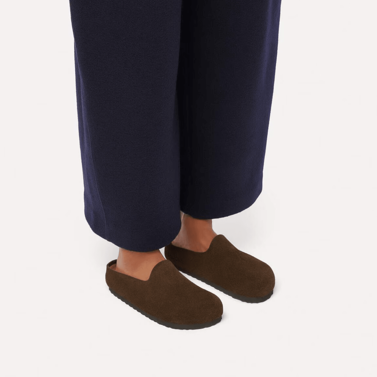 Birkenstock Amsterdam Wrapped Suede Leather in Carafe