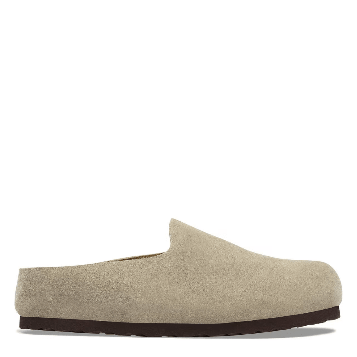 Birkenstock Amsterdam Wrapped Suede Leather in Taupe