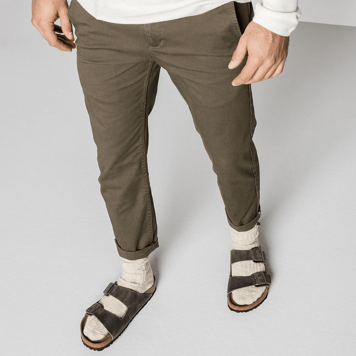 Birkenstock Arizona Softbed Oiled Leather in Iron