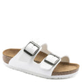 Birkenstock Kids Arizona Birko-Flor in White (Narrow Width)