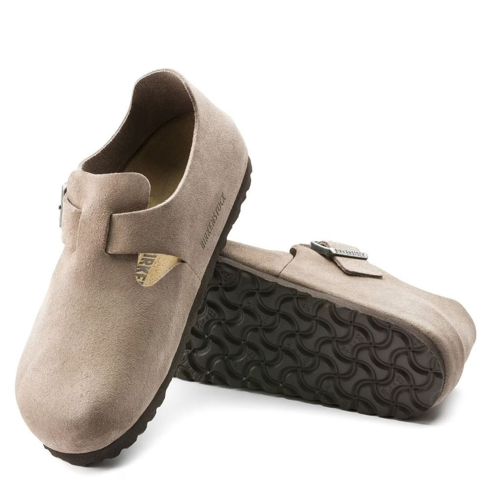 Birkenstock London Suede Leather in Taupe