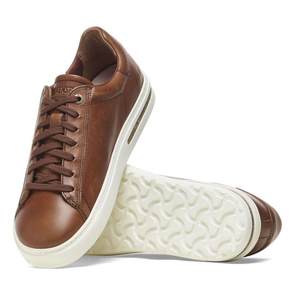 Birkenstock Men's Bend Low Leather in Cognac