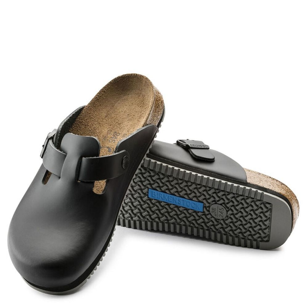 Birkenstock Boston Super Grip in Black