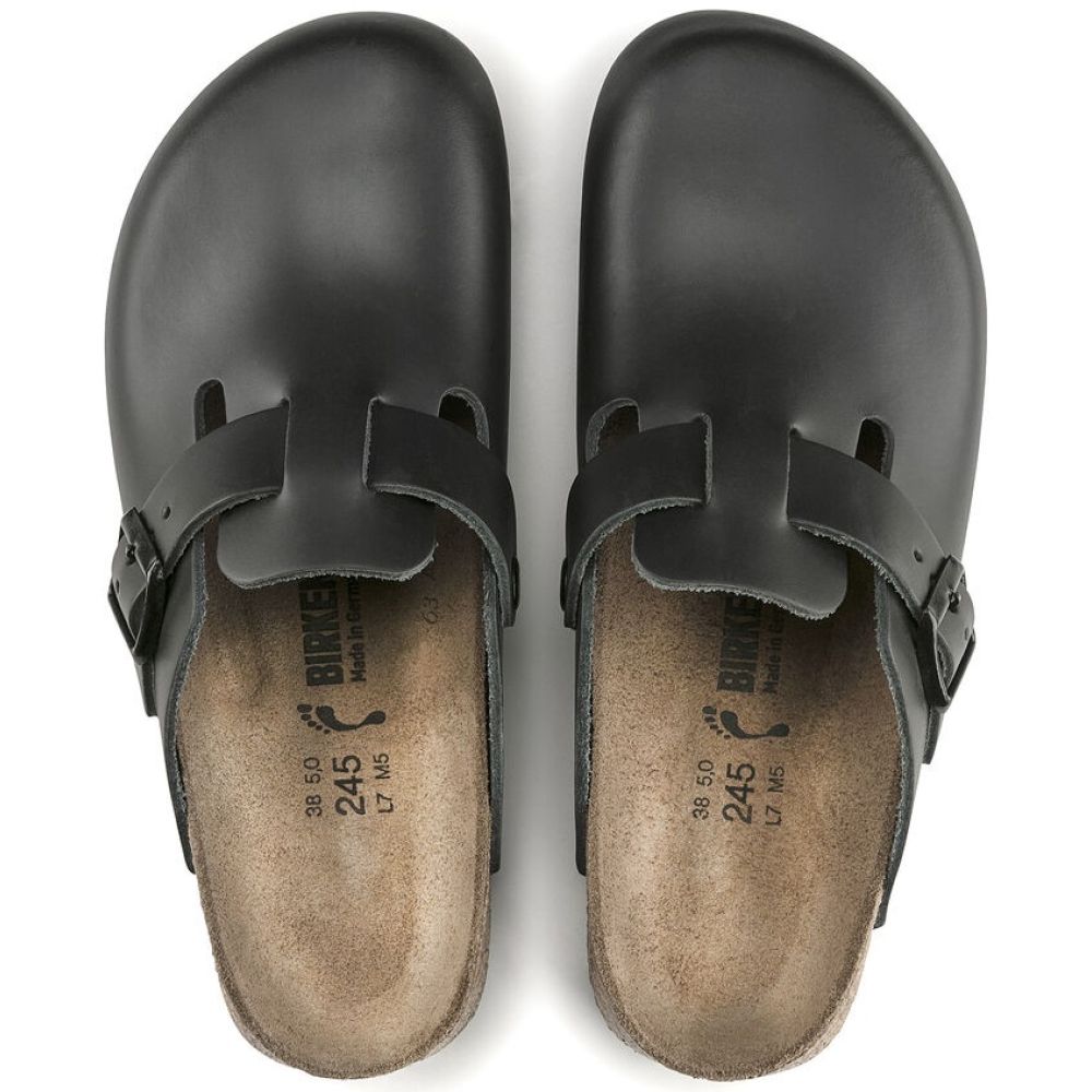 Birkenstock Boston Super Grip in Black