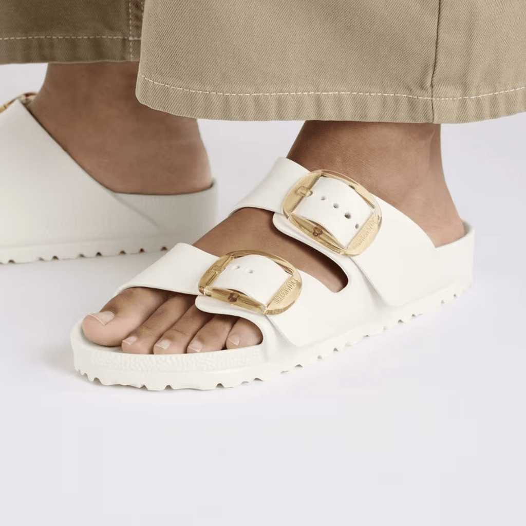 Birkenstock Women's Arizona Big Buckle EVA in Eggshell