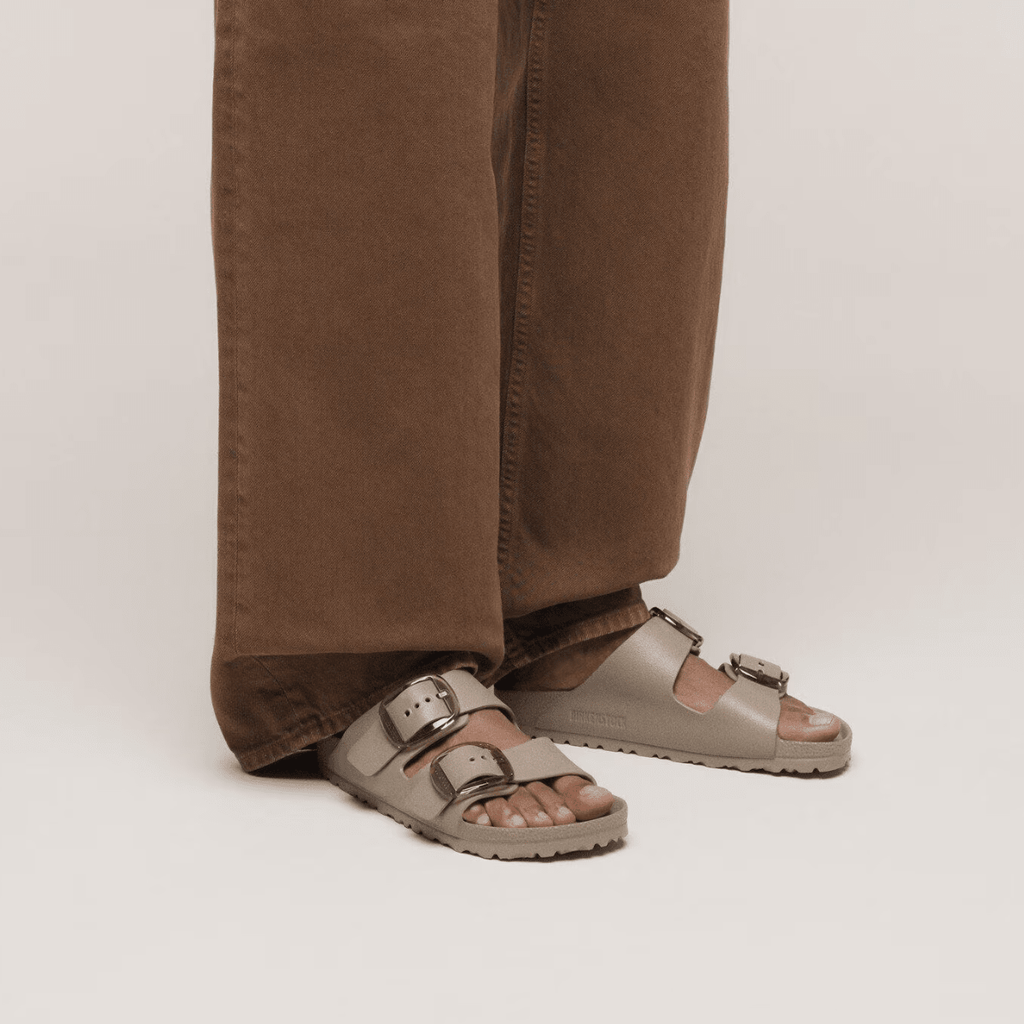 Birkenstock Women's Arizona Big Buckle EVA in Gray Taupe