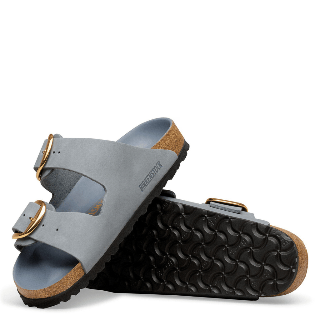 Birkenstock Women's Arizona Big Buckle Oiled Leather in Basalt Gray