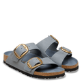 Birkenstock Women's Arizona Big Buckle Oiled Leather in Basalt Gray