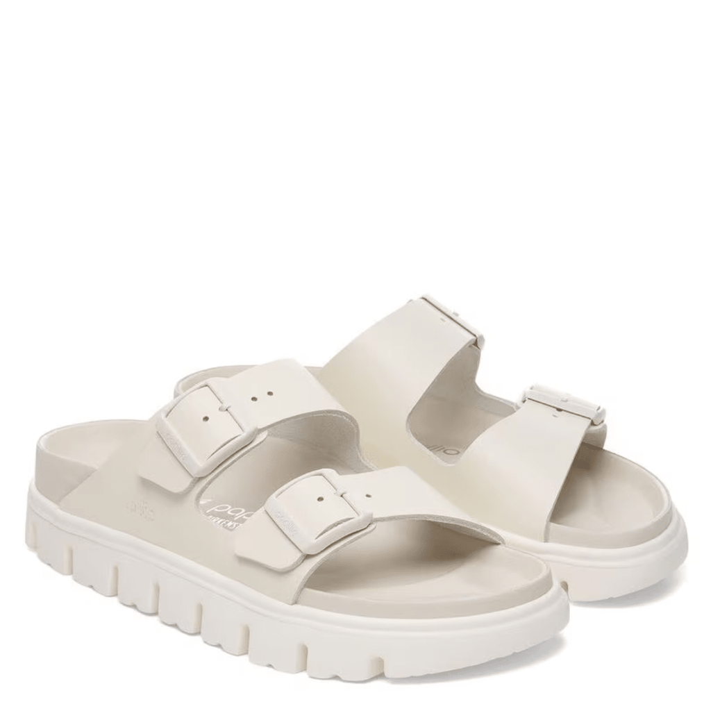 Birkenstock Women's Arizona Chunky Leather in Eggshell