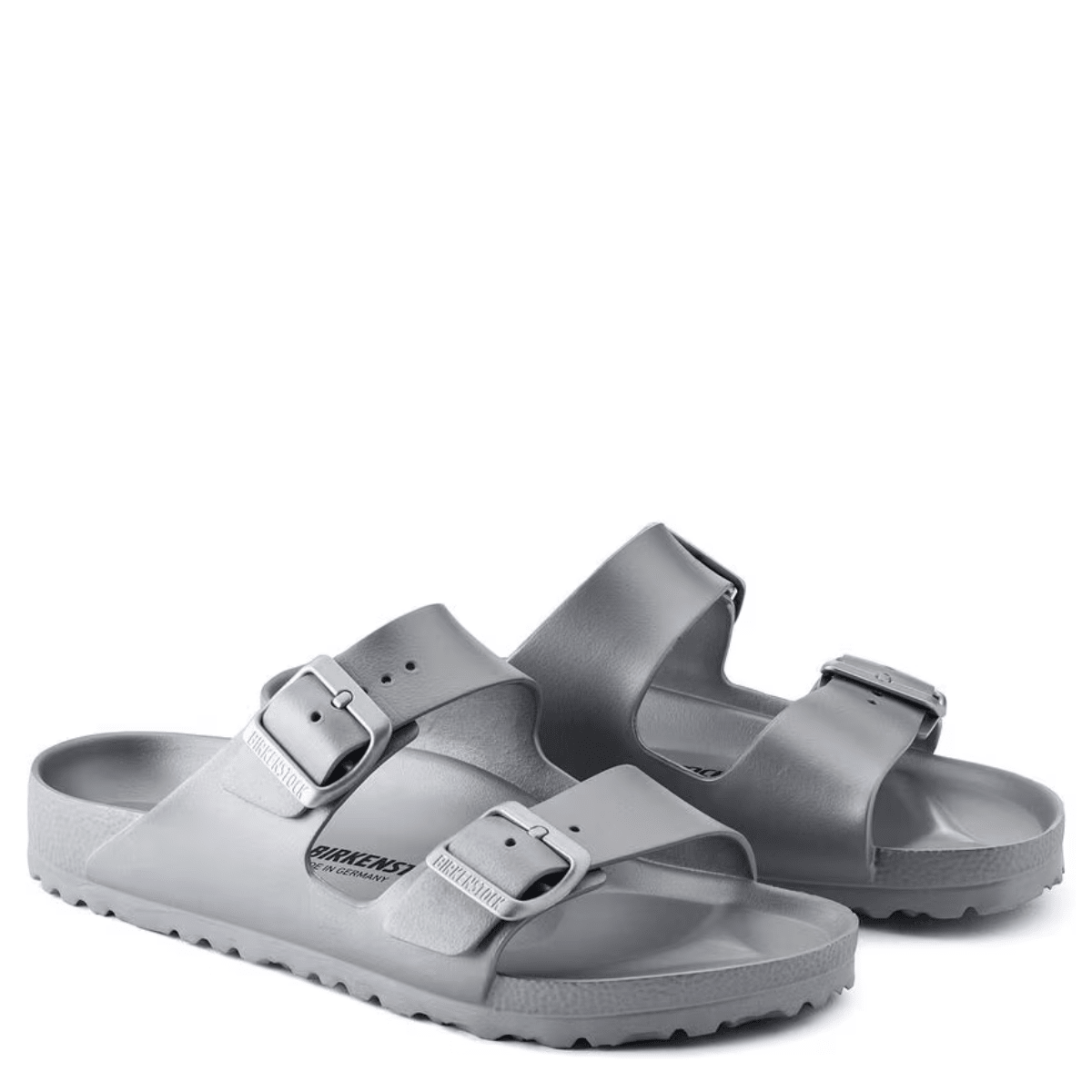Birkenstock Women's Arizona EVA in Metallic Silver