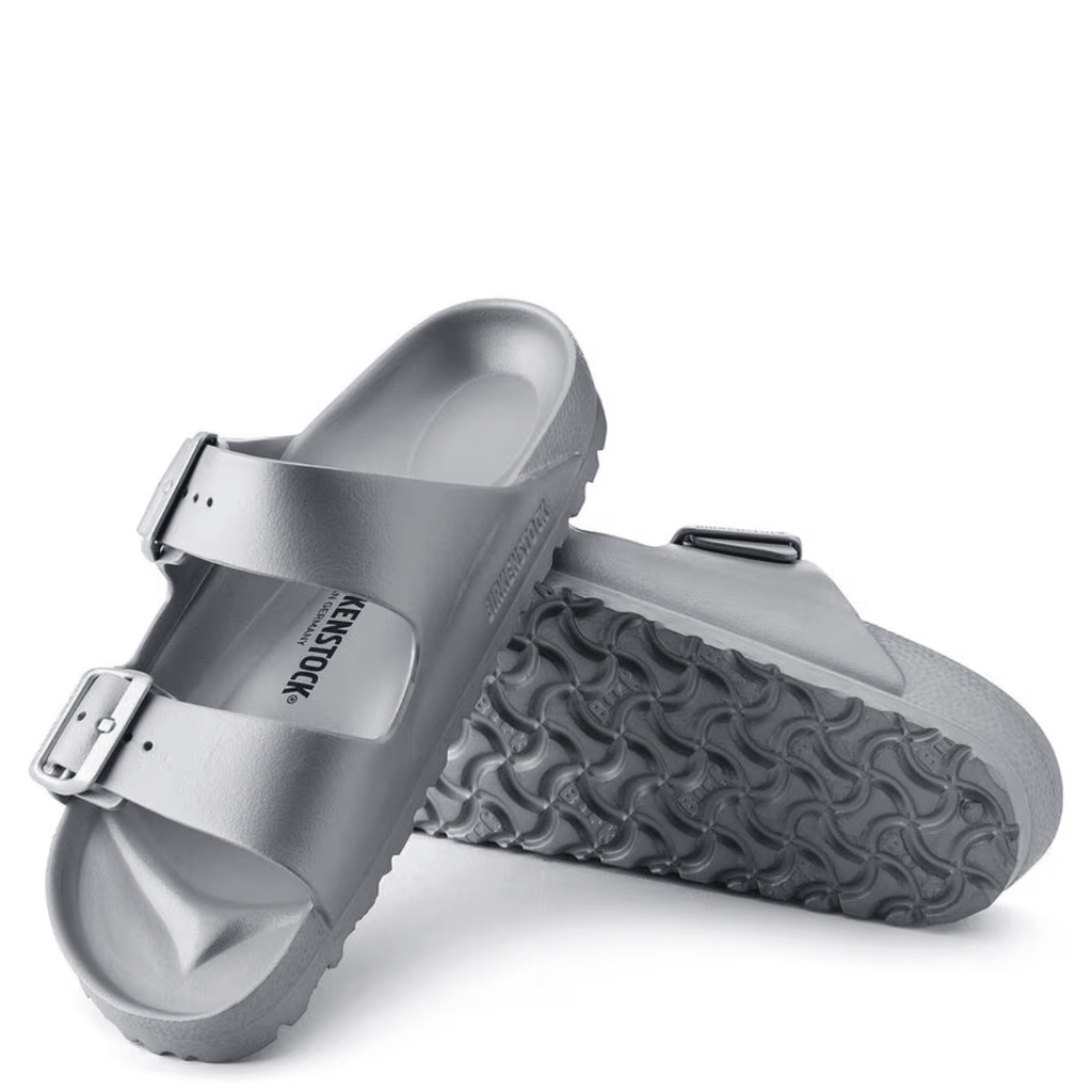 Birkenstock Women's Arizona EVA in Metallic Silver