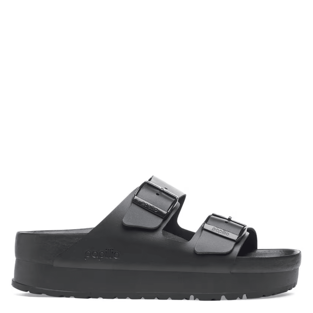 Birkenstock Women's Arizona Flex Platform Leather in Black