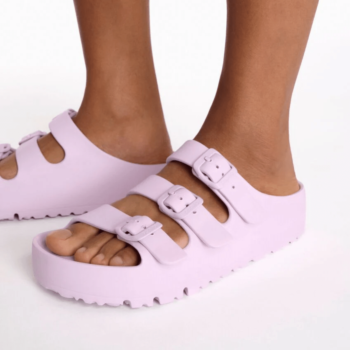 Birkenstock Women's Florida Flex Platform EVA in Crocus