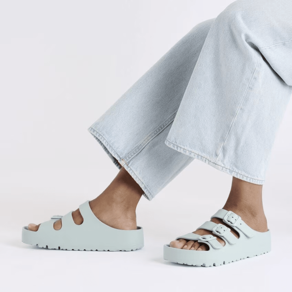 Birkenstock Women's Florida Flex Platform EVA in Surf Green