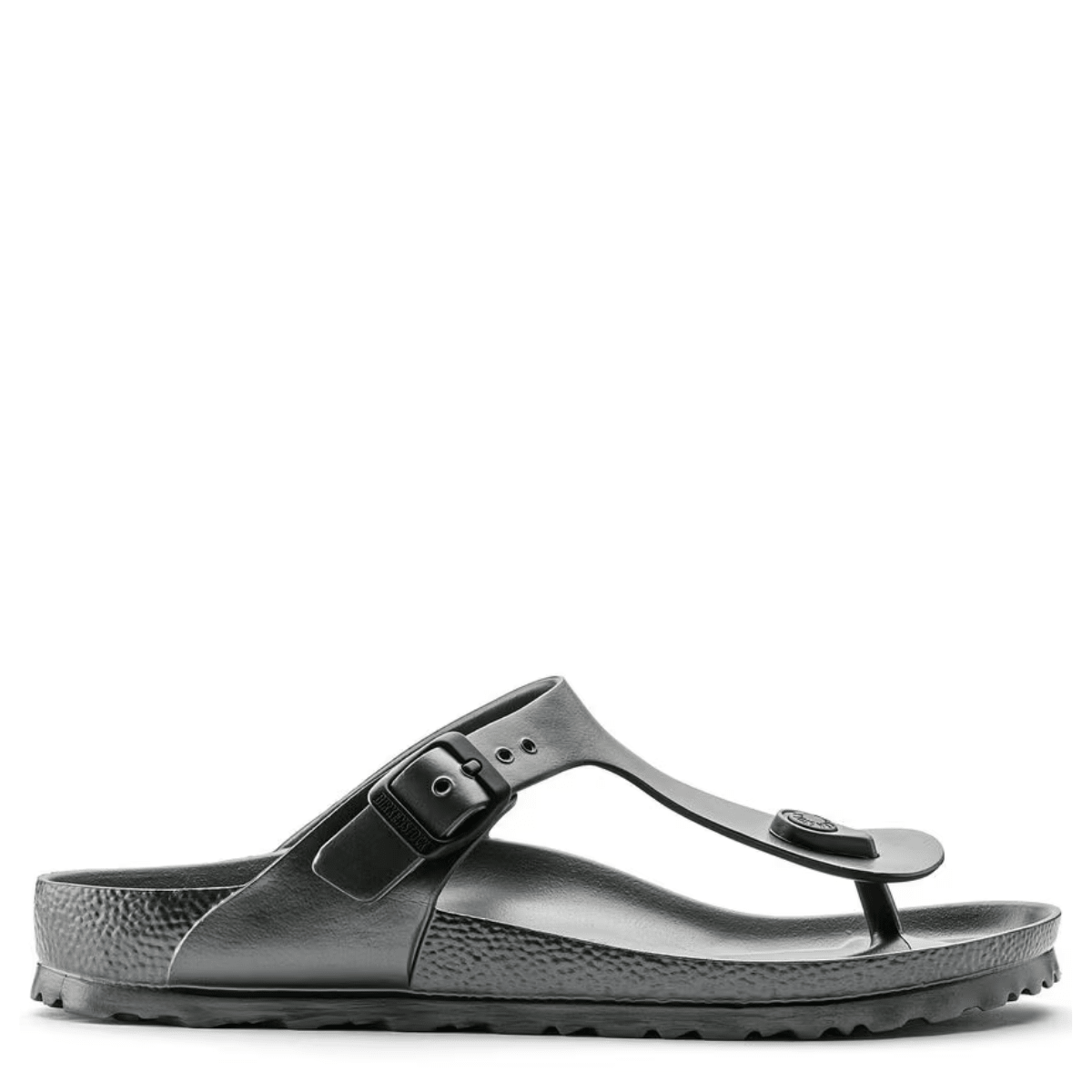 Birkenstock Women's Gizeh EVA in Metallic Anthracite
