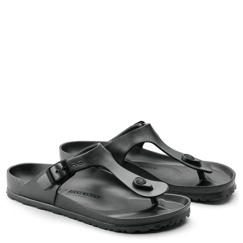 Birkenstock Women's Gizeh EVA in Metallic Anthracite