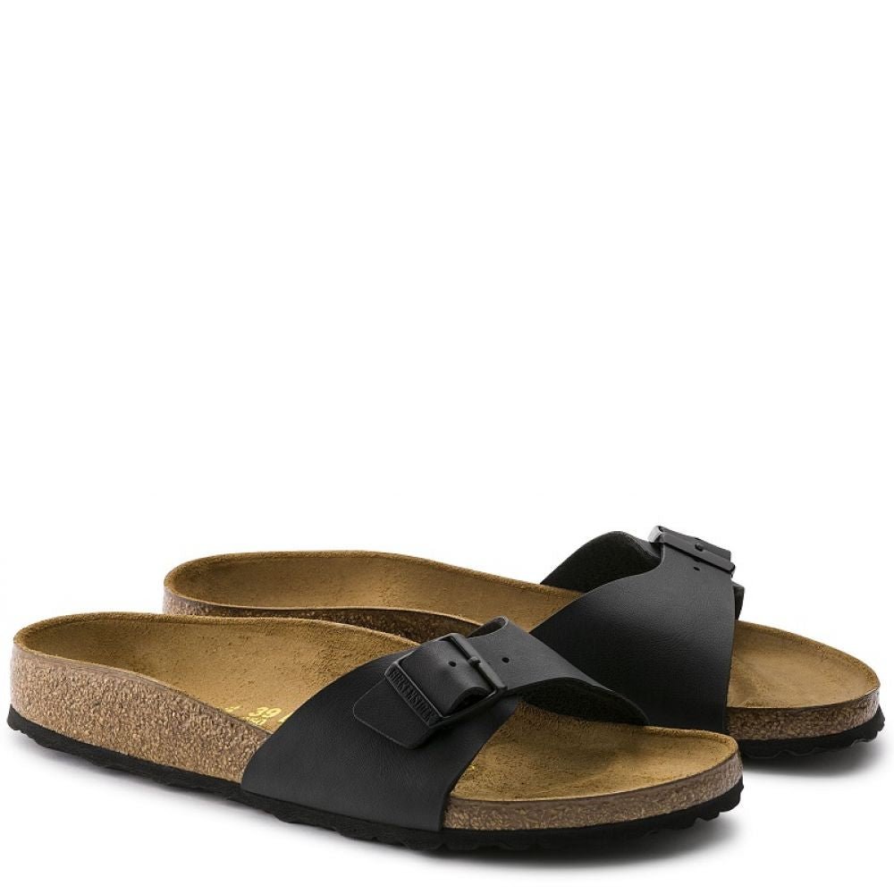 Birkenstock Women's Madrid Birko-Flor in Black