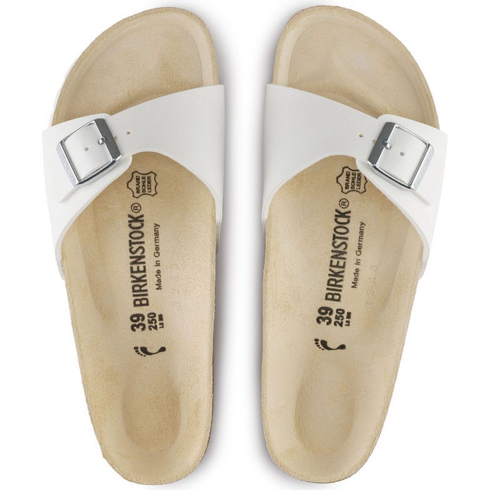 Birkenstock Women's Madrid Birko-Flor in White