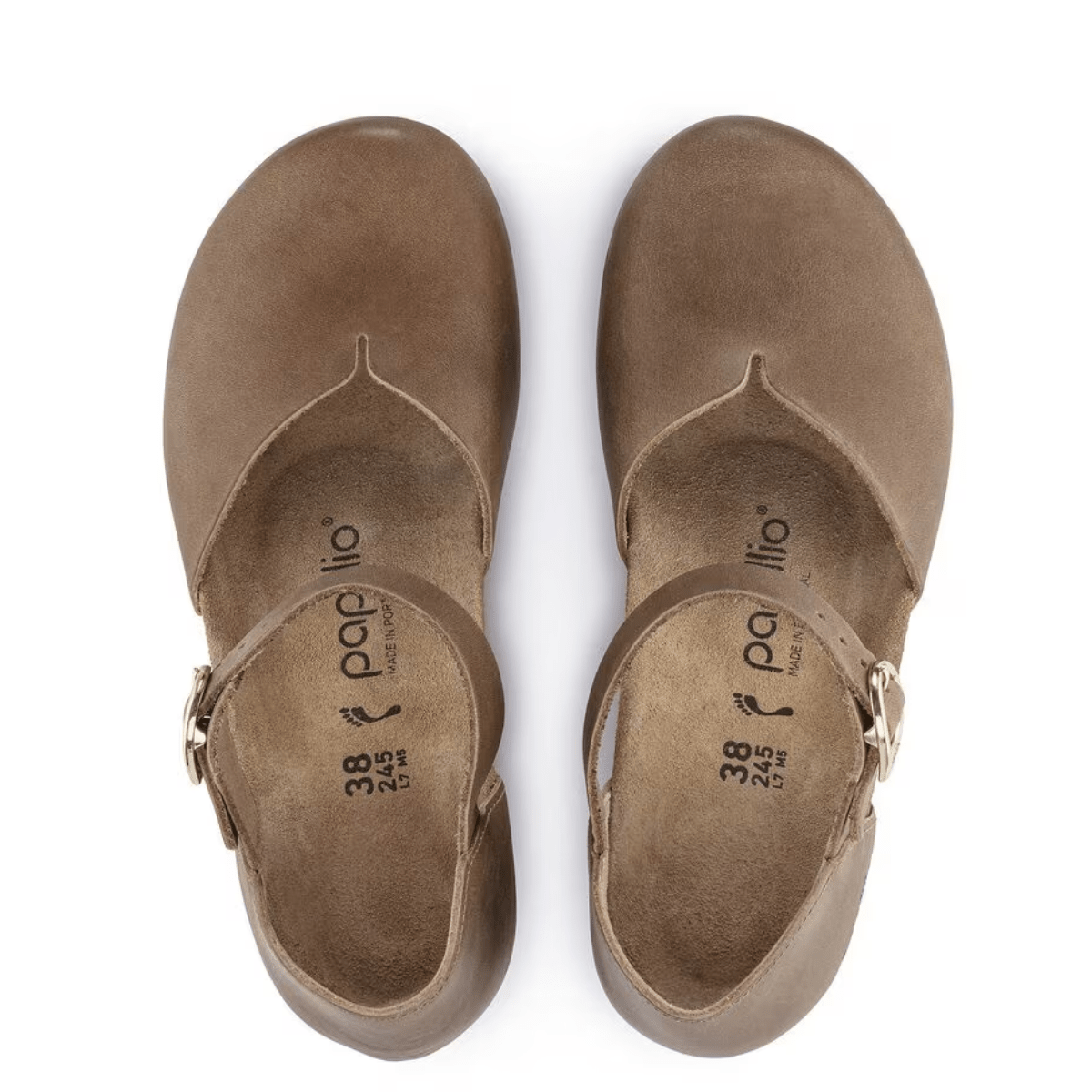 Birkenstock Women's Mary Ring-Buckle Oiled Leather in Cognac