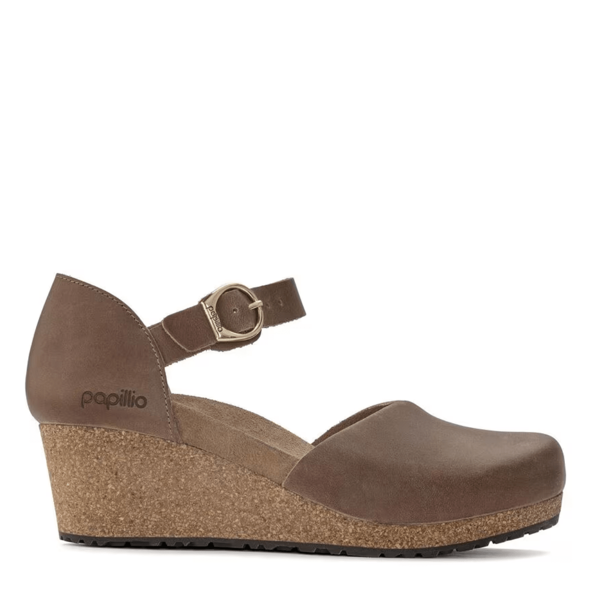 Birkenstock Women's Mary Ring-Buckle Oiled Leather in Cognac