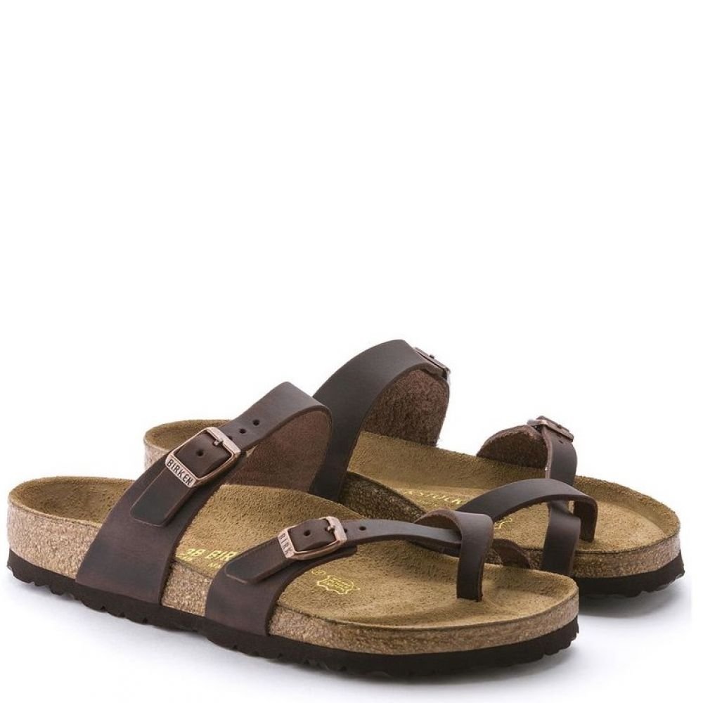 Birkenstock Women's Mayari Oiled Leather in Habana
