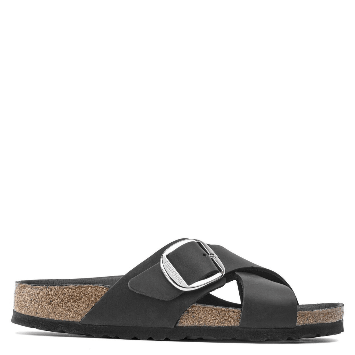 Birkenstock Women's Siena Big Buckle Oiled Leather in Black
