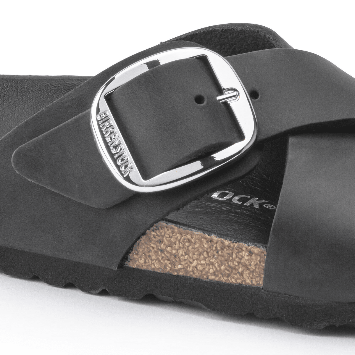 Birkenstock Women's Siena Big Buckle Oiled Leather in Black