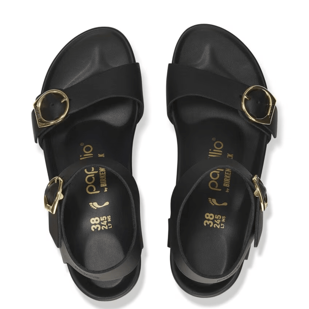 Birkenstock Women's Soley Ring-Buckle Leather in Black