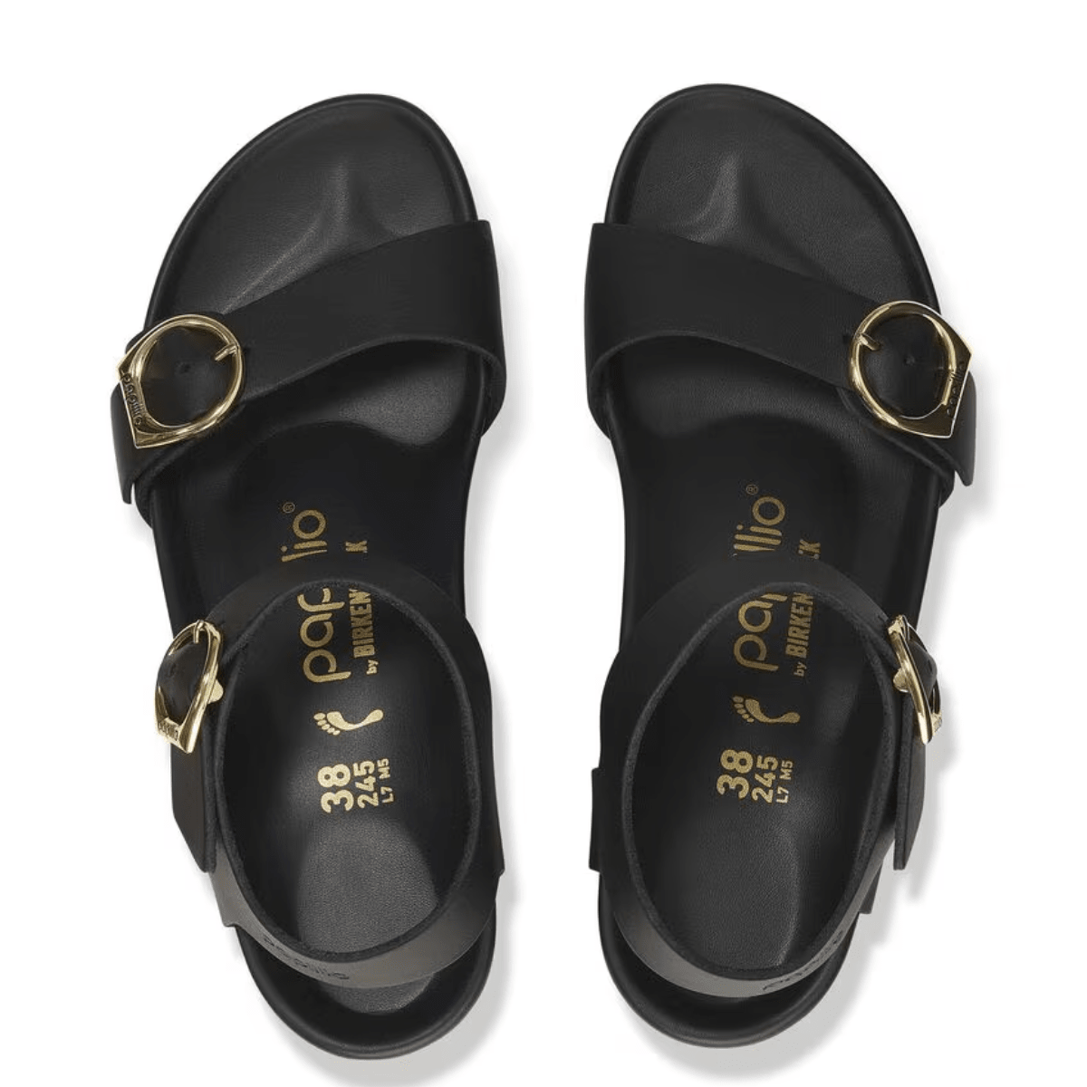 Birkenstock Women's Soley Ring-Buckle Leather in Black
