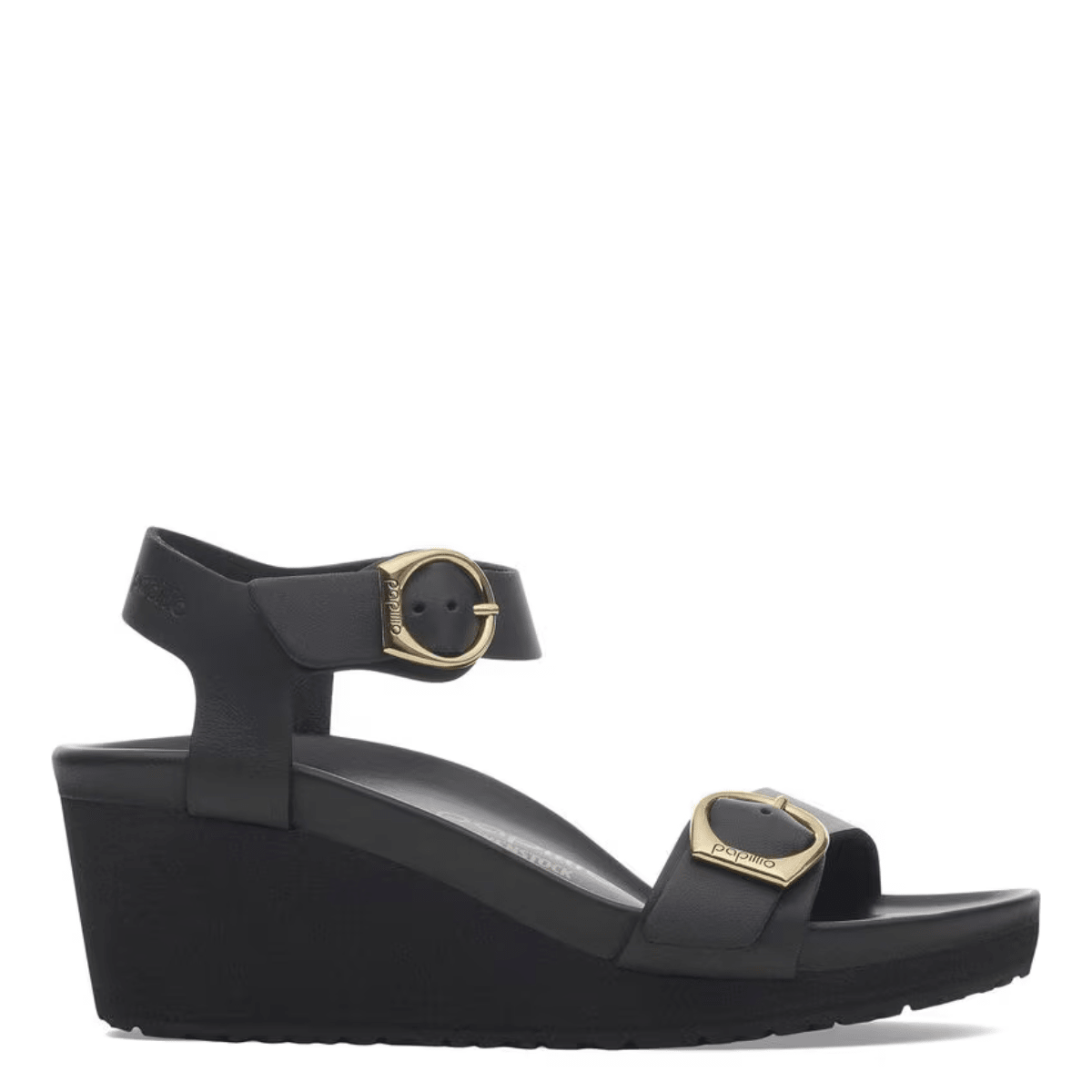 Birkenstock Women's Soley Ring-Buckle Leather in Black