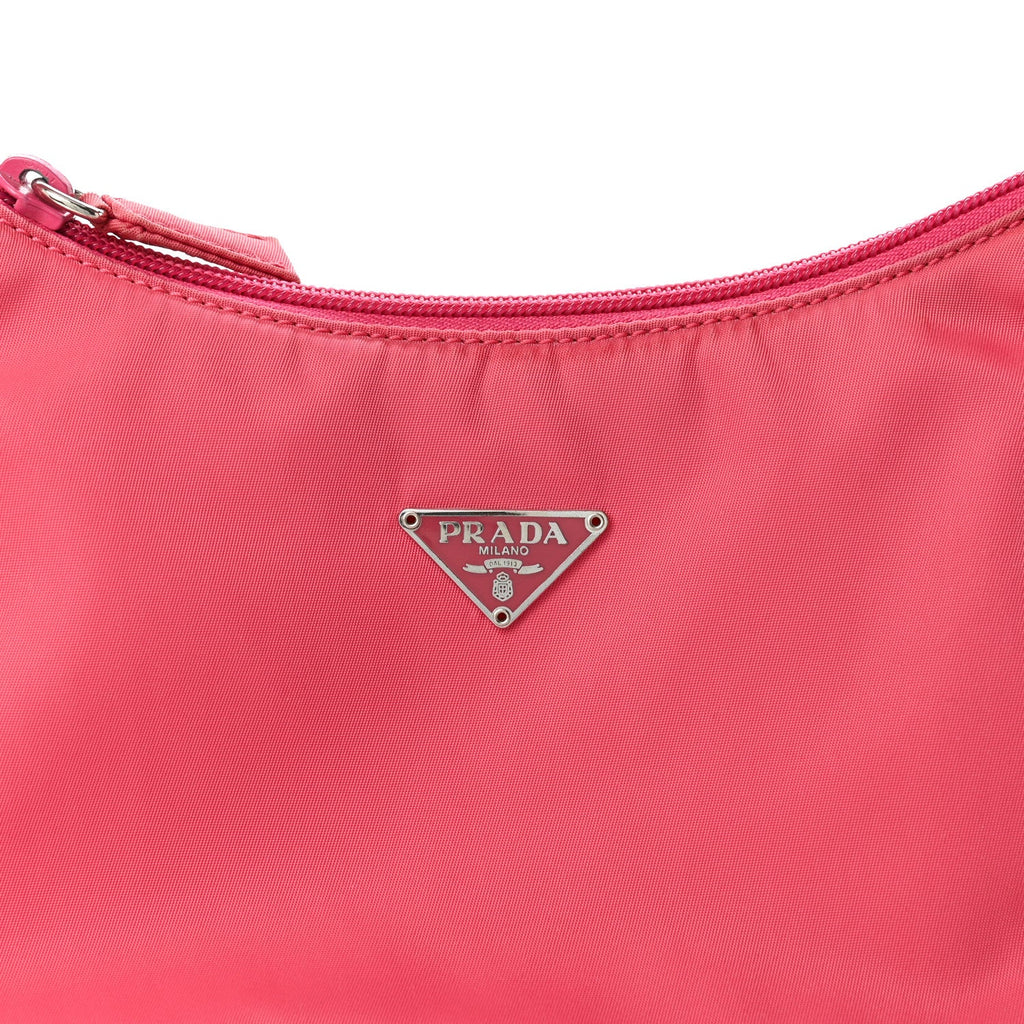 Tessuto Nylon Sport Mini Shoulder Bag Pink