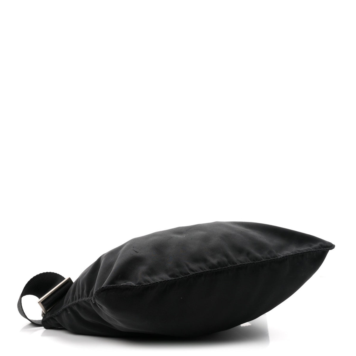 Nylon Vela Flat Messenger Bag Black
