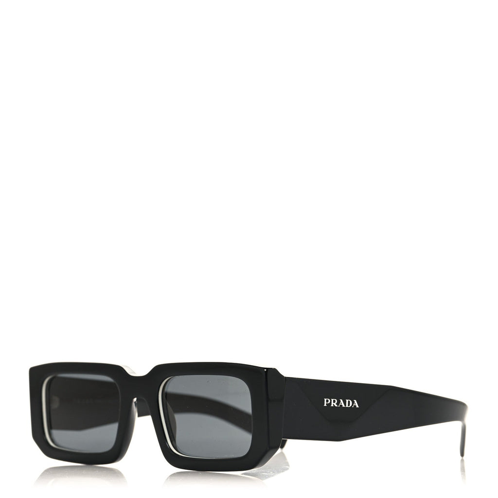 Acetate Symbole Sunglasses SPR 06Y Black