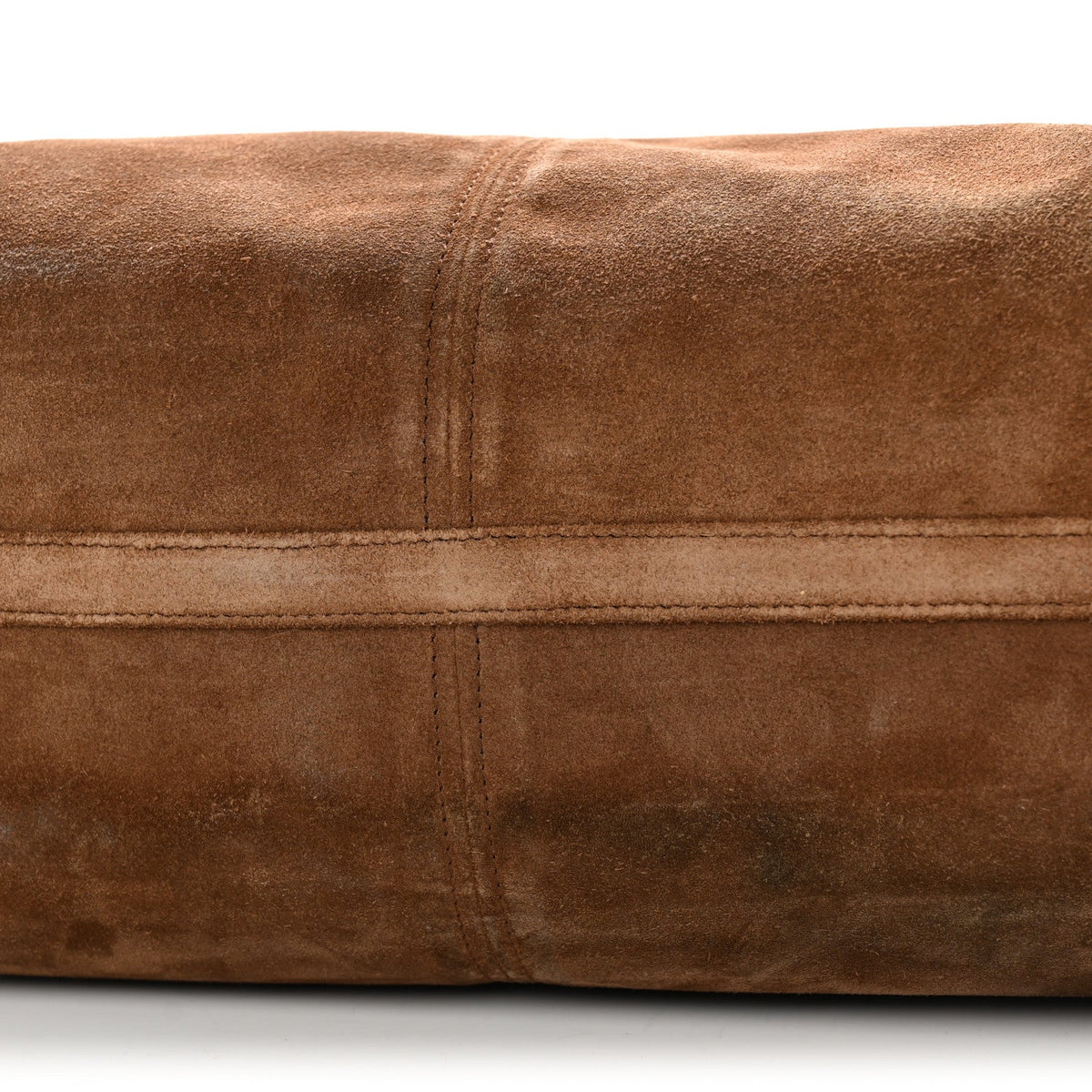 Suede Large Bonnie Shoulder Bag Cocoa Brown