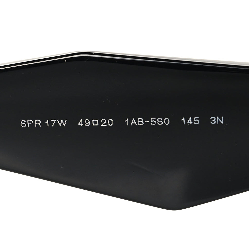 Acetate Symbole Sunglasses SPR 17W Black