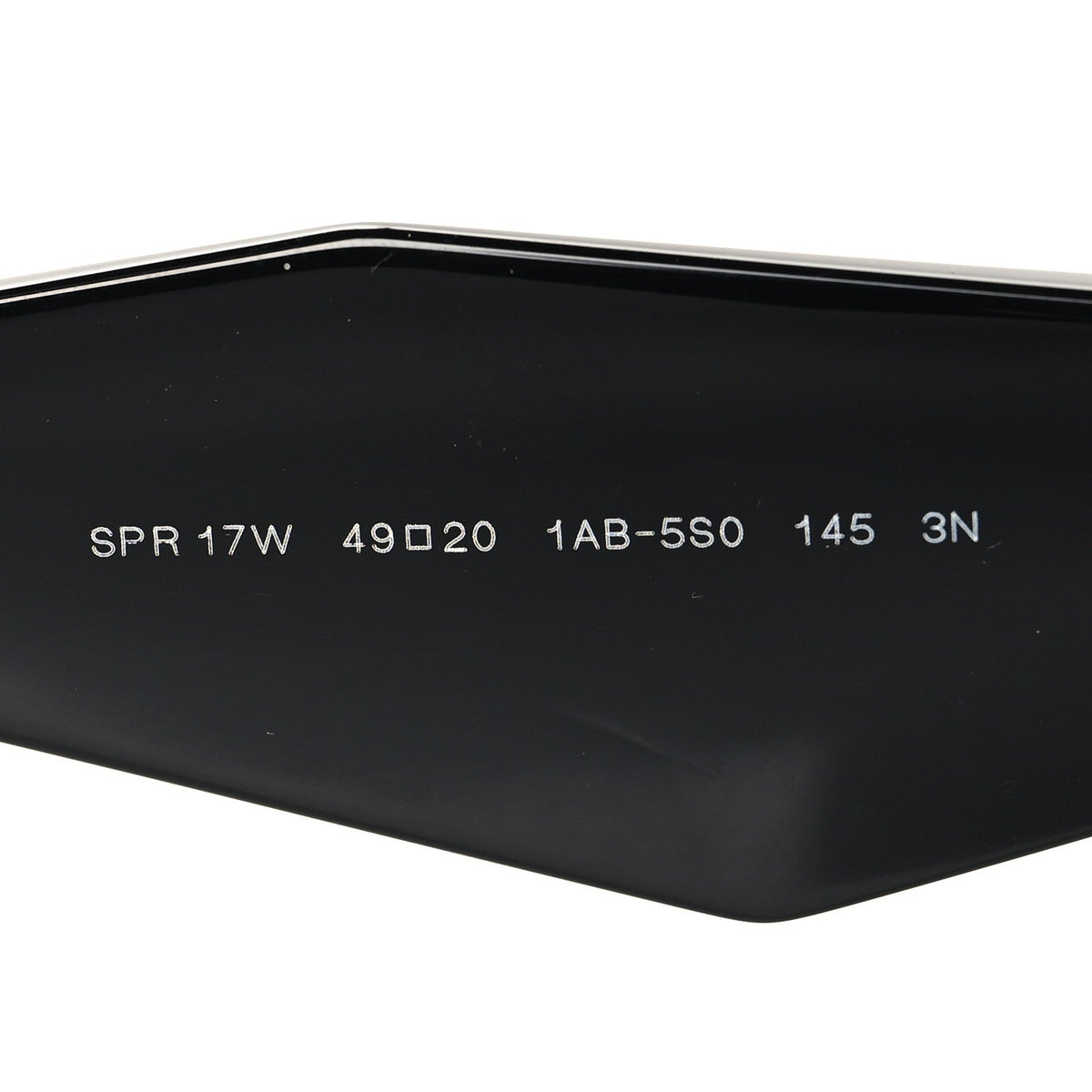 Acetate Symbole Sunglasses SPR 17W Black