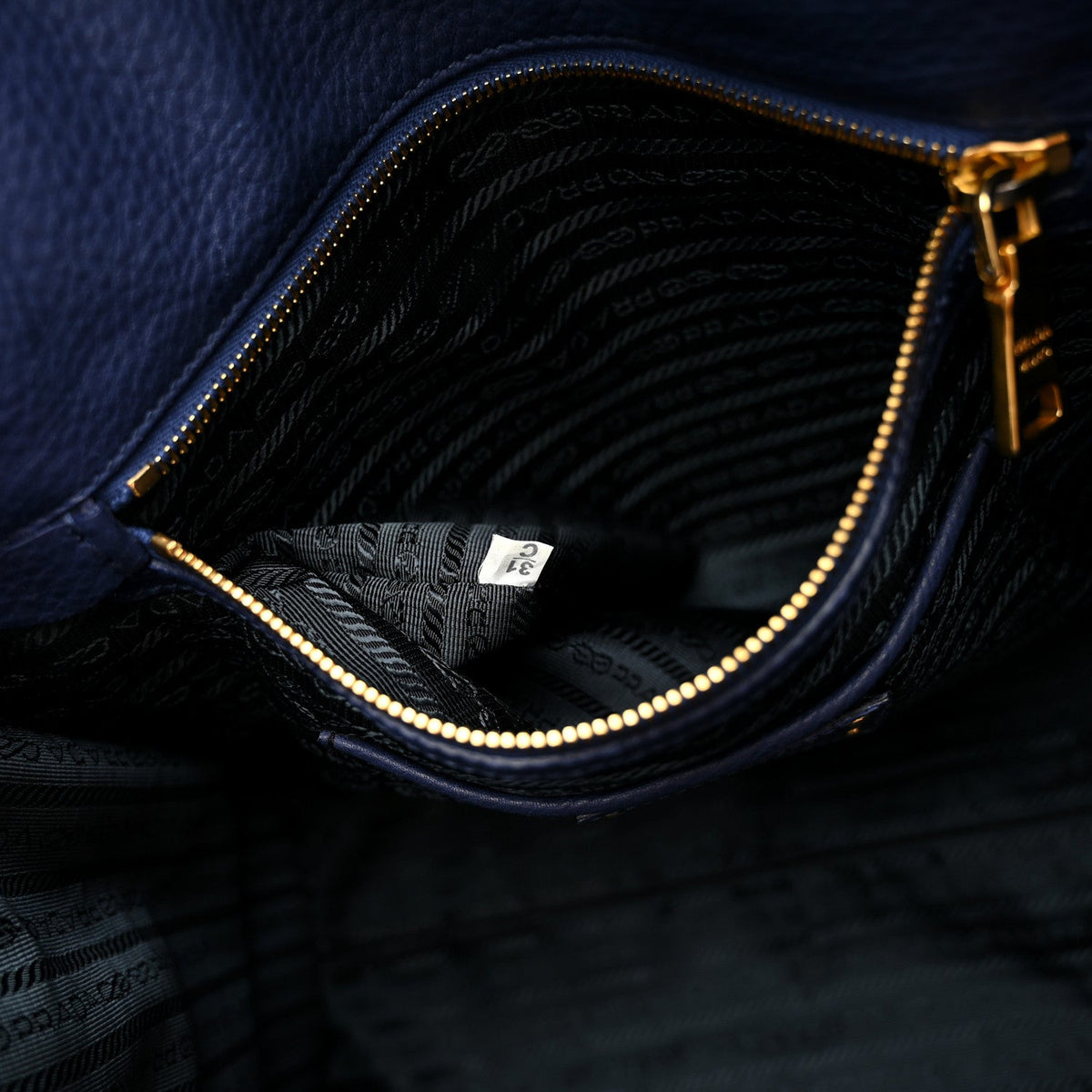 Vitello Daino Shopping Tote Inchiostro