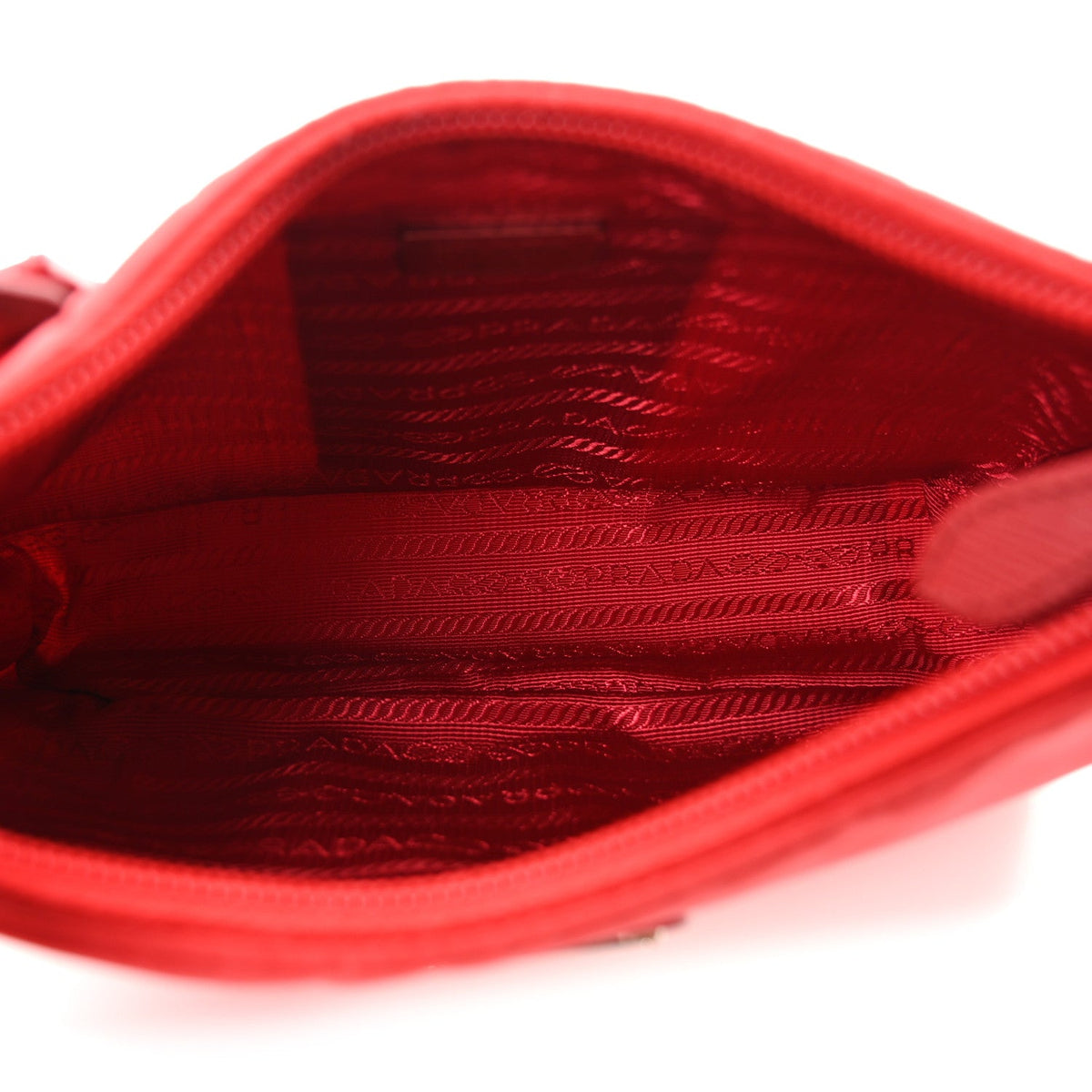 Tessuto Nylon Mini Re-Edition 2000 Bag Rosso