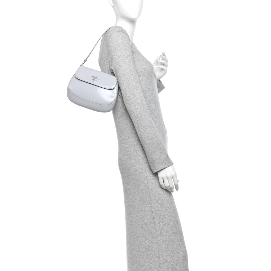 Spazzolato Cleo Flap Shoulder Bag Fiordaliso