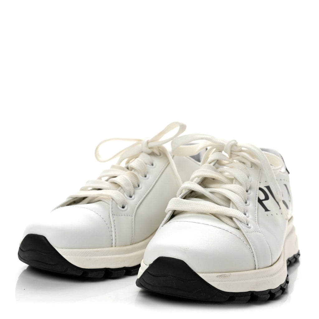 Vitello Soft Logo Sneakers 36 White