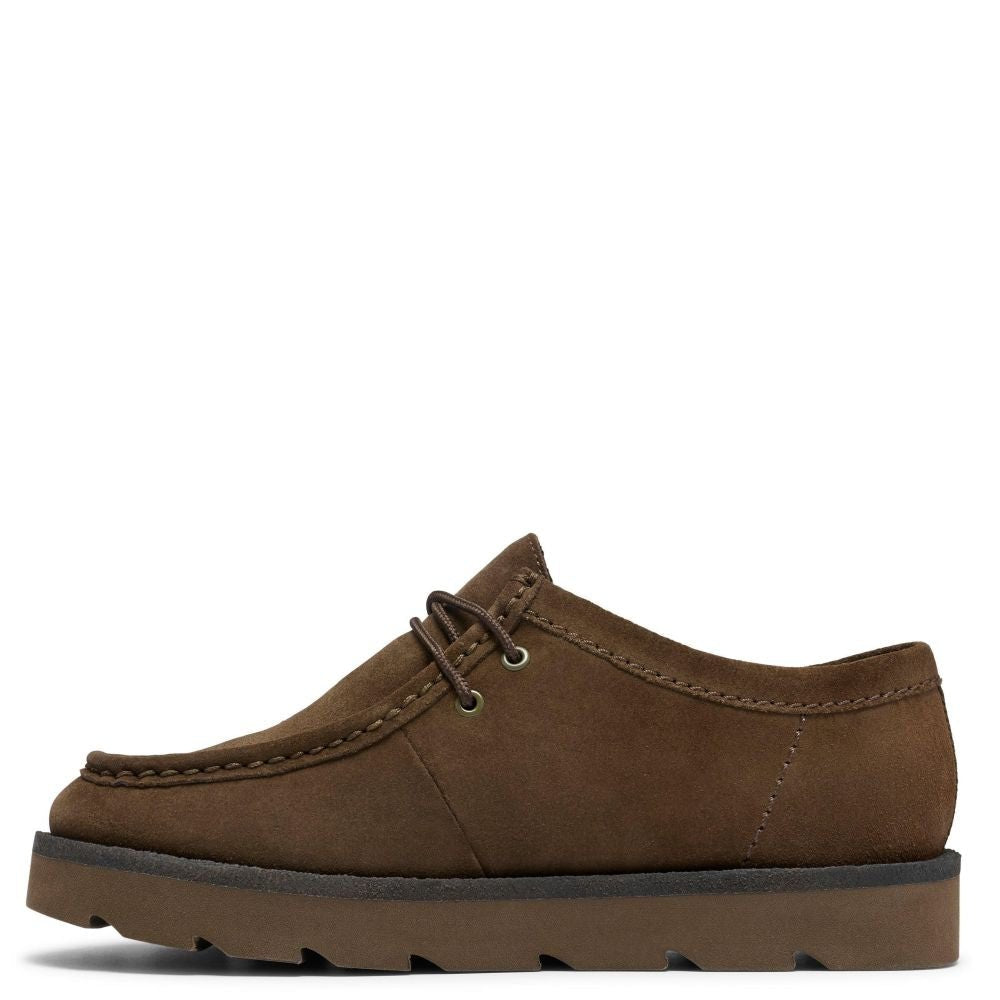 Clarks Men's Meare Walla in Dark Olive Suede