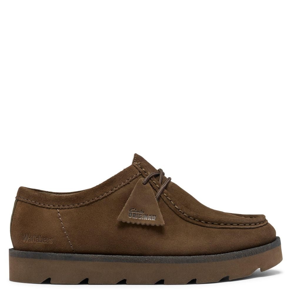 Clarks Men's Meare Walla in Dark Olive Suede
