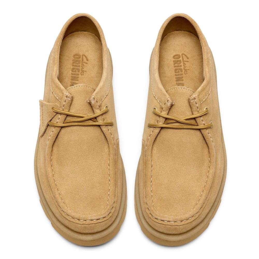 Clarks Men's Meare Walla in Maple Suede
